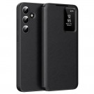 Smart Clear View Flip deksel Samsung Galaxy S24 5G - Svart thumbnail