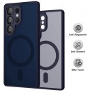 XDcase Frosted TPU Deksel Samsung Galaxy S26 Ultra 5G MagSafe - Blå thumbnail