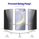 Enkay Hat-Prince Privacy Herdet glass skjermbeskytter heldekkende Galaxy S23 5G  thumbnail