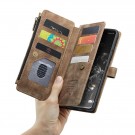 CaseMe multifunksjonell Lommebok deksel Samsung Galaxy S20 Ultra brun thumbnail