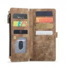 CaseMe multifunksjonell Lommebok deksel Samsung Galaxy S20+ plus brun thumbnail