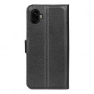 Lommebok deksel for Samsung Galaxy Xcover 7 Pro svart thumbnail