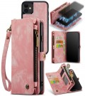 CaseMe 2-i-1 Lommebok deksel iPhone 11 rosa thumbnail