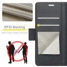 CaseMe Lommebok deksel for Samsung Galaxy S25 Edge 5G svart thumbnail