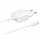 Samsung USB-C Vegglader & USB-C Kabel 15W - hvit thumbnail