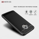 Tech-Flex TPU Deksel Carbon for Moto G5 svart thumbnail