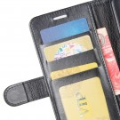 Lommebok deksel for Motorola Edge+ plus (2020) svart thumbnail