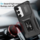 Tech-Flex TPU + PC Deksel med Ring Grep Samsung Galaxy S24+ Plus 5G svart thumbnail
