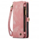 CaseMe 2-i-1 Lommebok deksel iPhone 15 rosa thumbnail