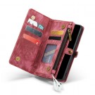 CaseMe 2-i-1 Lommebok deksel Samsung Galaxy S22+ plus 5G rød thumbnail
