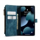 CaseMe multifunksjonell Lommebok deksel iPhone 16 Pro blå thumbnail