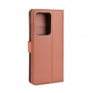 Lommebok deksel for Samsung Galaxy S20 Ultra brun thumbnail