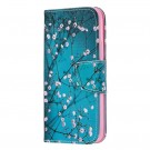 Lommebok deksel for iPhone 11 Pro - Rosa blomster thumbnail