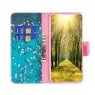 Lommebok deksel for Samsung Galaxy A55 5G - Rosa blomster thumbnail