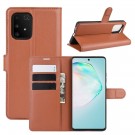 Lommebok deksel for Samsung Galaxy S10 Lite brun thumbnail