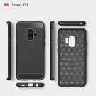 Tech-Flex TPU Deksel Carbon for Samsung Galaxy S9 svart thumbnail