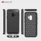 Tech-Flex TPU Deksel Carbon for Galaxy S9 svart thumbnail