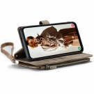 CaseMe multifunksjonell Lommebok deksel Samsung Galaxy S25+ Plus 5G brun thumbnail