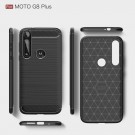 Tech-Flex TPU Deksel Carbon Motorola Moto G8 Plus svart thumbnail