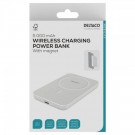 Deltaco magnetisk trådløs powerbank 5000mAh - Hvit thumbnail