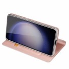 Dux Ducis Skin Pro Series Flip deksel Galaxy S24 5G Roségull thumbnail