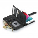 CaseMe multifunksjonell Lommebok deksel iPhone 6/6S/7/8/SE (2020/2022) svart thumbnail