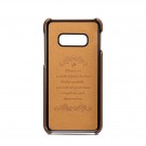 Suteni TPU Deksel med PU-lær plass til kort Samsung Galaxy S10e brun thumbnail