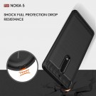 Tech-Flex TPU Deksel Carbon Nokia 5 svart thumbnail