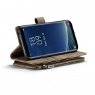CaseMe multifunksjonell Lommebok deksel Samsung Galaxy S8 brun thumbnail