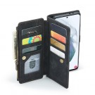 CaseMe multifunksjonell Lommebok deksel Samsung Galaxy S21+ Plus 5G svart thumbnail
