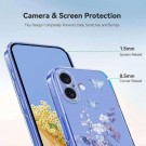 Fashion TPU Deksel for iPhone 17 - blomster thumbnail
