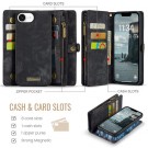 CaseMe 2-i-1 Lommebok deksel iPhone 16e svart thumbnail
