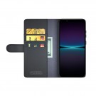Lommebok deksel ekte Lær for Sony Xperia 1 VII svart thumbnail