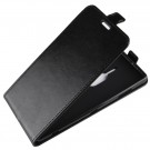 Lommebok deksel Vertikalt Flipp for Xperia XZ2 Premium svart thumbnail