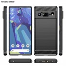 Tech-Flex TPU Deksel Carbon for Google Pixel 6 Pro 5G svart thumbnail