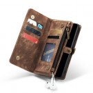 CaseMe 2-i-1 Lommebok deksel Samsung Galaxy S21 5G brun thumbnail