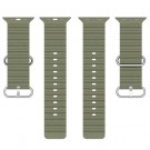 xDfind Ocean Silikon klokkereim Apple Watch 44/45/46/49mm - Mørk grønn thumbnail