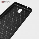 Tech-Flex TPU Deksel Carbon Nokia 2 svart thumbnail