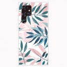 Fashion TPU Deksel for Samsung Galaxy S23 Ultra 5G - Leaves thumbnail