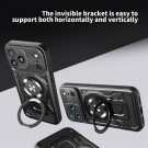 Tech-Flex Hybrid TPU Deksel med Ring MagSafe iPhone 17 Pro Max svart thumbnail