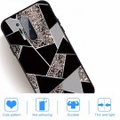 Fashion TPU Deksel for OnePlus 8 Pro - svart/grå Marmor thumbnail
