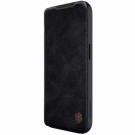 Nillkin Qin Pro flip deksel Camshield for iPhone 15 Pro Max svart thumbnail