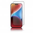 Panzer Premium skjermbeskyttelse Full-Fit Silicate Glass iPhone 15 Pro svart kant thumbnail