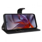 Lommebok deksel for Motorola Edge 60 Fusion 5G svart thumbnail
