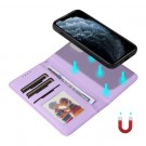BETOPNICE 2-i-1 Lommebok deksel iPhone 11 Pro lys lilla thumbnail