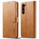 LC.IMEEKE Lommebok deksel for Samsung Galaxy S23+ plus 5G cognac thumbnail