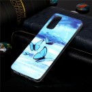 Fashion TPU Deksel Samsung Galaxy S20 5G - blue Butterfly thumbnail