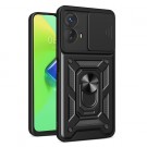 Tech-Flex TPU + PC Deksel med Ring Grep Motorola Moto G73 5G svart thumbnail