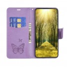 Lommebok deksel til iPhone 14 Plus - Lilla Butterfly thumbnail