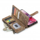 CaseMe multifunksjonell Lommebok deksel Samsung Galaxy S20 brun thumbnail